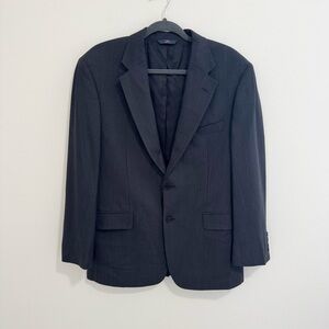Brooks Brothers "346" Charcoal Gray Wool Blend Stretch Blazer
